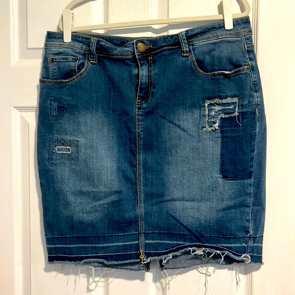 Lane Bryant denim skirt